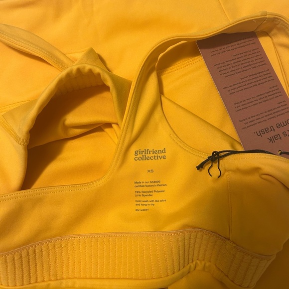 NWT Girlfriend Collective Workout Set - Golden Glow - Picture 3 of 3